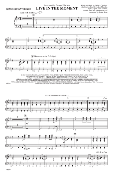 Live in the Moment: Piano Accompaniment