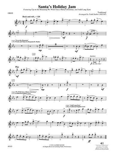 Santa's Holiday Jam: Oboe