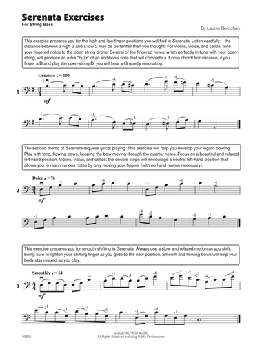 Serenata (Sound Innovations Soloist, String Bass)