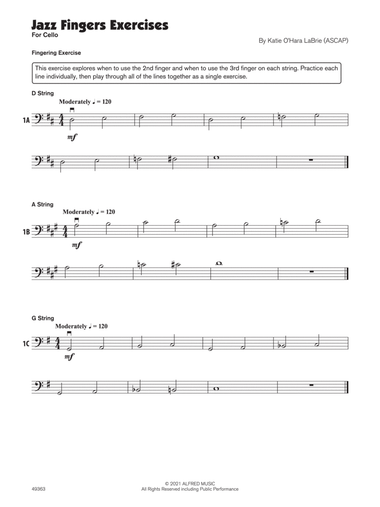 Jazz Fingers (Sound Innovations Soloist, Cello)