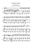 Radetzky March Violin (Flute) & Piano