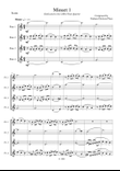 Minuet 1 - Flute Quartet - An original composition by Graham Dickson-Place