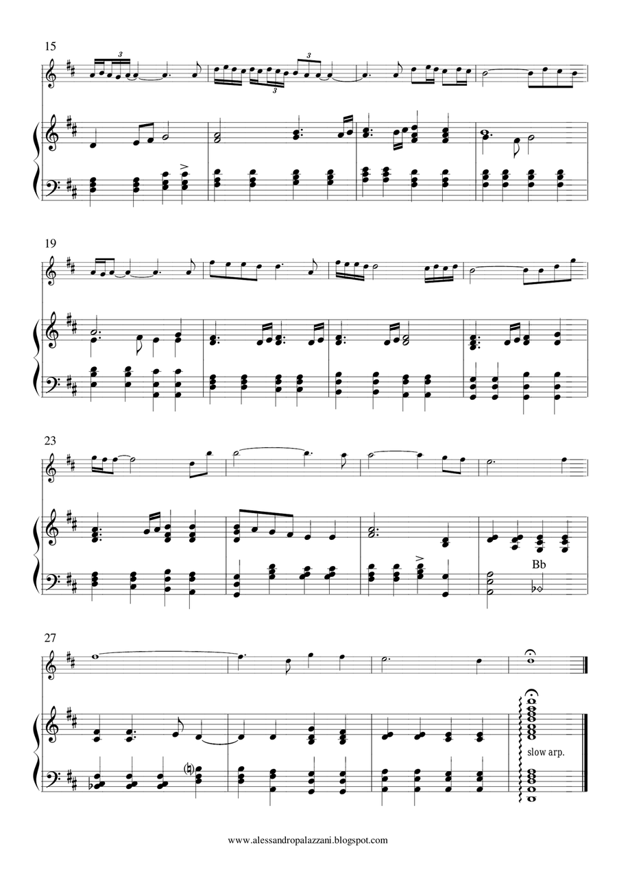 Gabriel's Oboe Harp scores gallery preview page 2