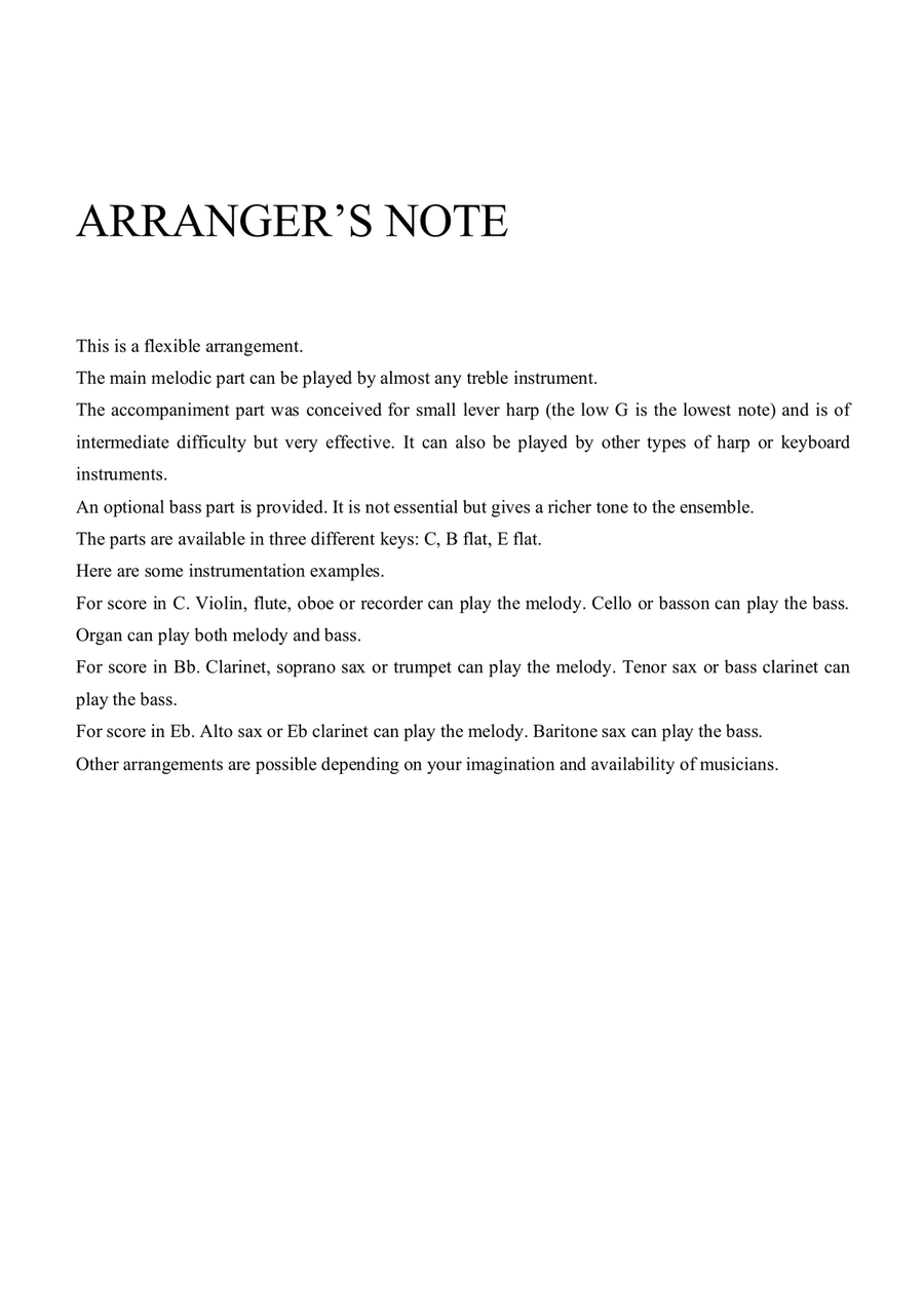 Gabriel's Oboe Harp scores gallery preview page 3