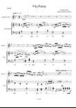Vila Paraty. An original composition (Tango) for Clarinet Bb and Accordion or Clarinet and Piano by