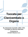 Toccata per Clavicembalo o Organo