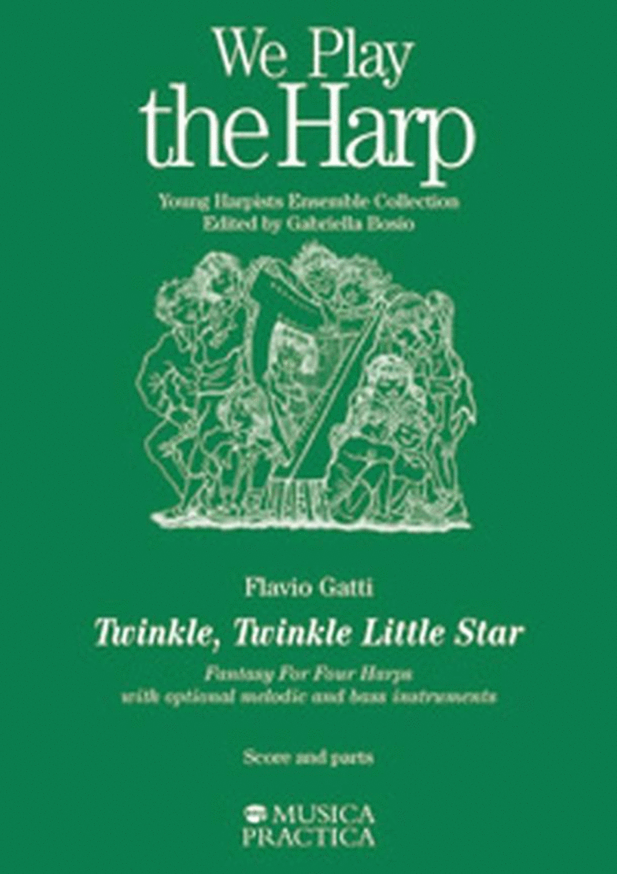 Twinkle, Twinkle Little Star Harp scores gallery preview page 1