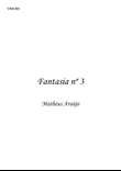 Fantasia nº 3 - Matheus Araújo for Guitar Solo mini preview