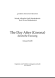 The Day After (Corona) - Deutsche Fassung - Choral für den besten Tag in der Geschichte der Menschh
