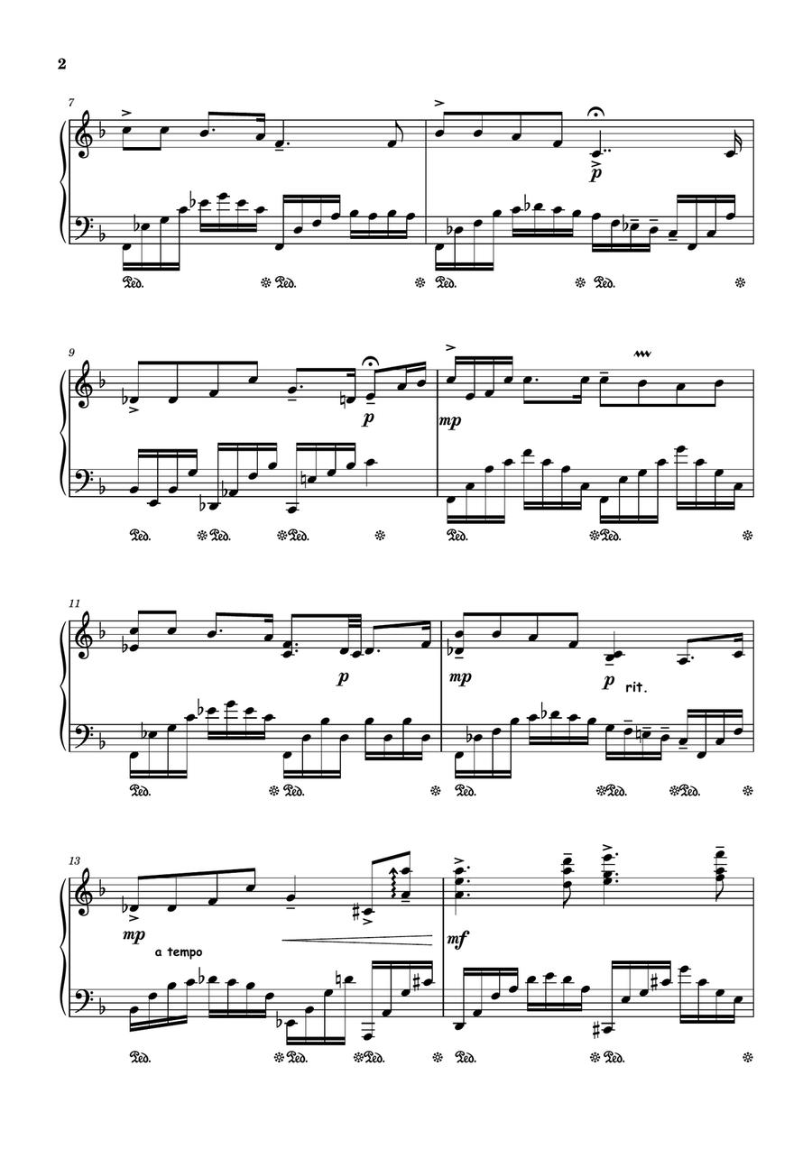 If Piano Solo scores gallery preview page 2
