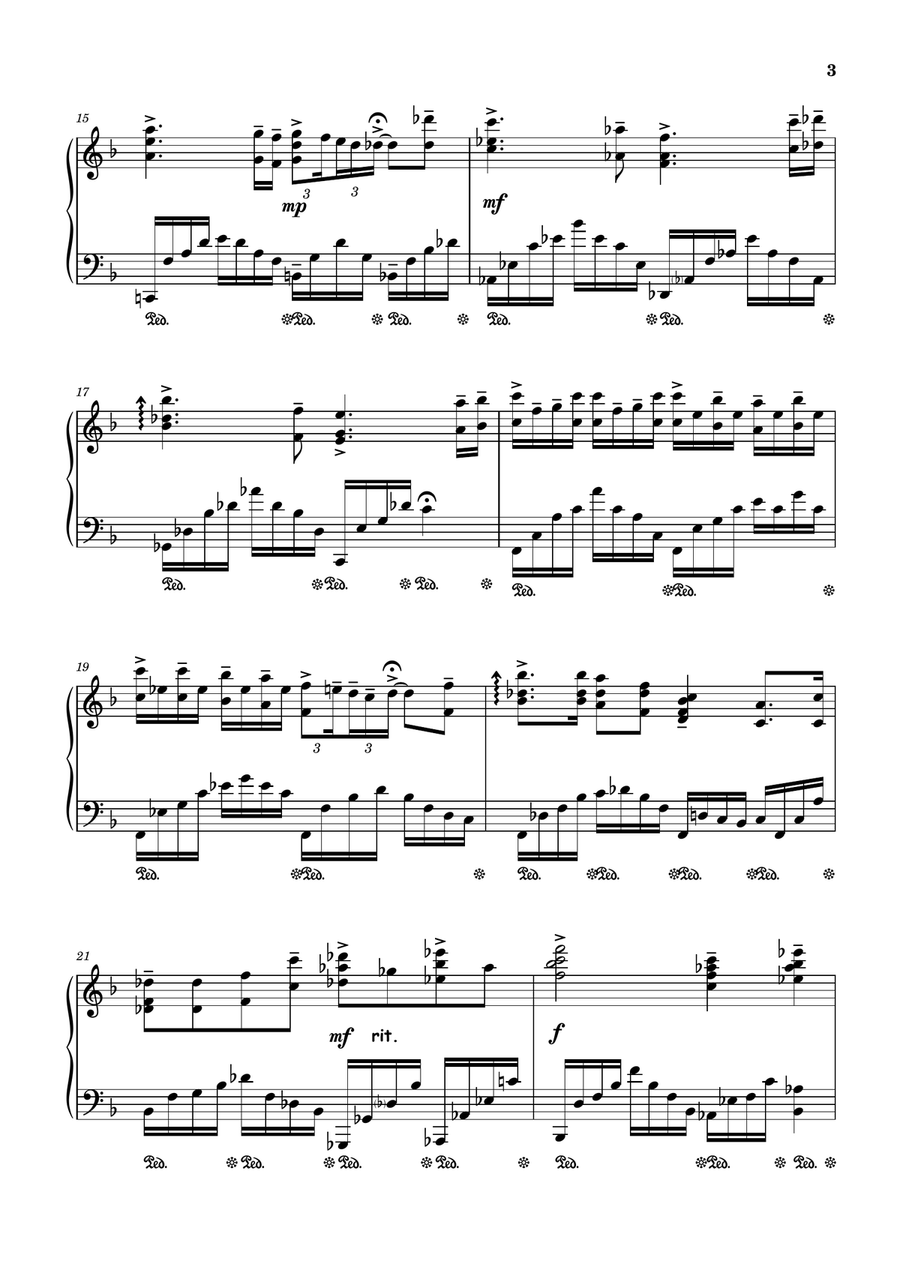 If Piano Solo scores gallery preview page 3
