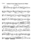 Andante from Violin Concerto in E Minor by Mendelssohn (arranged for String Quartet) mini preview