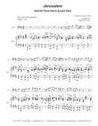 Jerusalem (Cello solo and Piano)