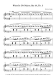 Waltz In Db Major, Op. 64, No. 1