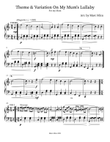 Theme & Variation On My Mum's Lullaby