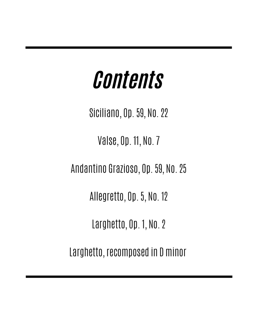 Selected Works by Matteo Carcassi (for Solo Guitar) Chamber Music scores gallery preview page 2