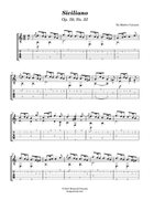 Selected Works by Matteo Carcassi (for Solo Guitar) Chamber Music scores gallery preview page 3