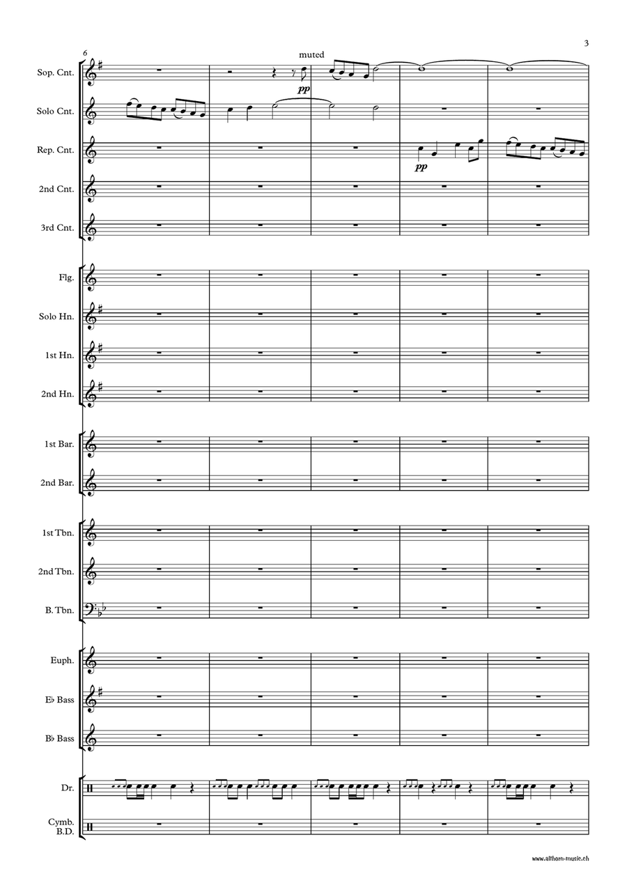 Marcha Real - Spanish Anthem Brass Band scores gallery preview page 4