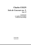 Solo de Concours no. 5, Opus 45