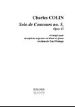 Solo de Concours no. 5, Opus 45