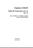 Solo de Concours no. 6, Opus 46