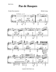 Pas de basques piano sheet music