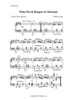 Petits pas de basques en tournant piano sheet music