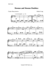 Sissones and sissones doublees piano sheet music