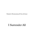 I Surrender All