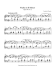 Waltz in B minor, Opus 69 No 2