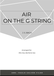 AIR ON THE G STRING - SAX ALTO & BARITONE mini preview