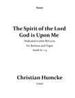 The Spirit of the Lord God is Upon Me