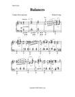 Ballet Piano Music for Balances