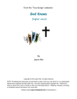 God Knows (high voice)