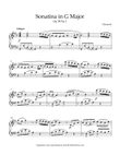 Sonatina Opus 38, Number 1