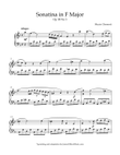 Sonatina Opus 38, Number 3