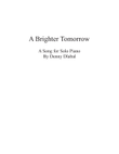 A Brighter Tomorrow
