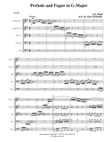 Prelude and Fugue in G-Major - BWV 541