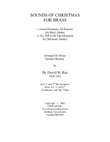 Sounds of Christmas For Brass