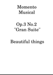 Momento Musical-Beautiful things Op.3 No.2