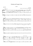 Prelude & Trumpet Tune by John Stanley arranged for modern organ with pedals