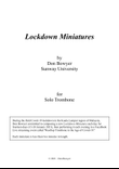 Lockdown Miniatures (A4 size)