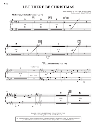 Let There Be Christmas (Full Orchestra) - Harp