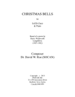Christmas Bells by Dr. David W. Roe based on a poem by Henry Wadsworth Longfellow (1807-1882)
