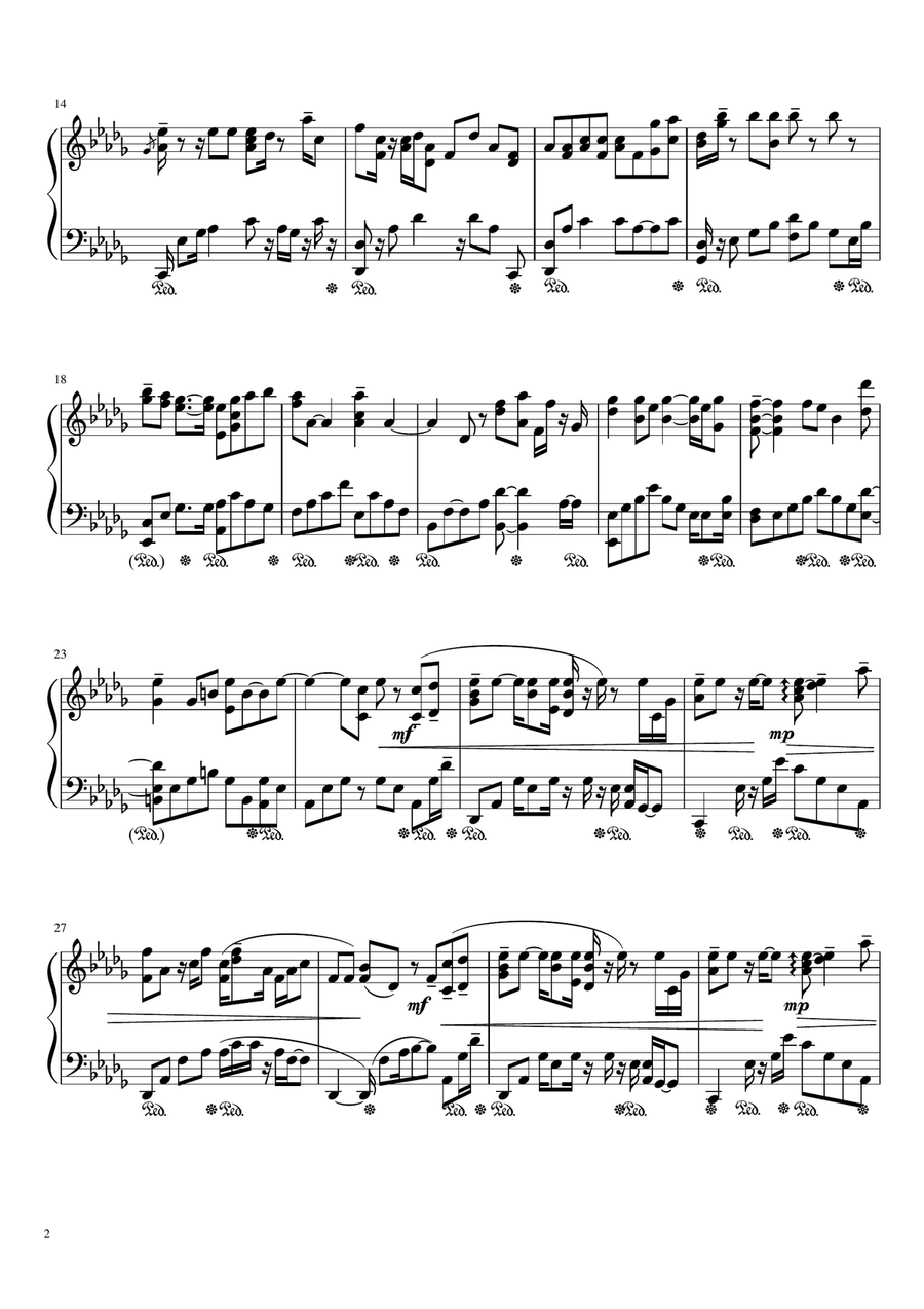 By The Time I Get To Phoenix Piano Solo scores gallery preview page 2