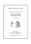 Robert de Visee Suite in D minor for Violin & Cello