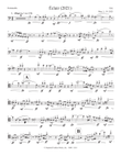 Éclair (2021) cello part