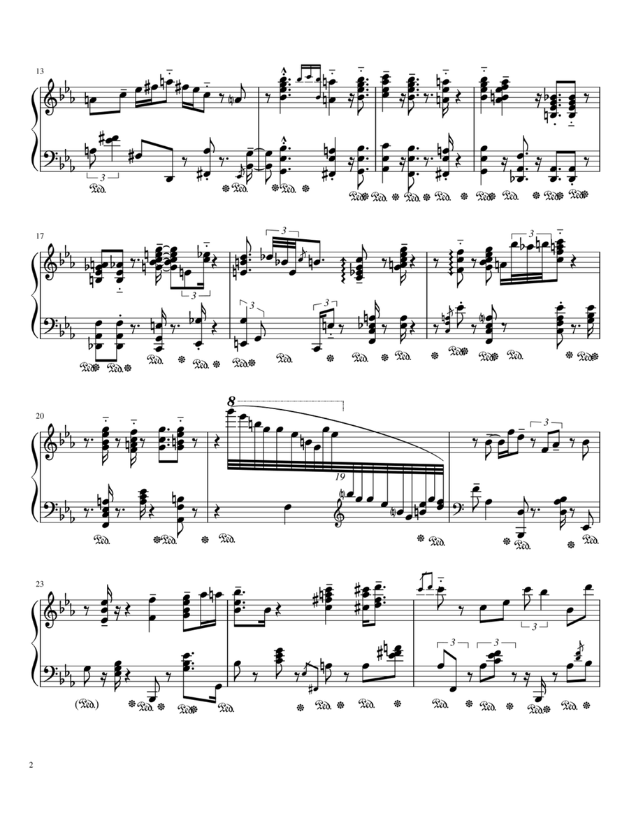 Whispering Piano Solo scores gallery preview page 2