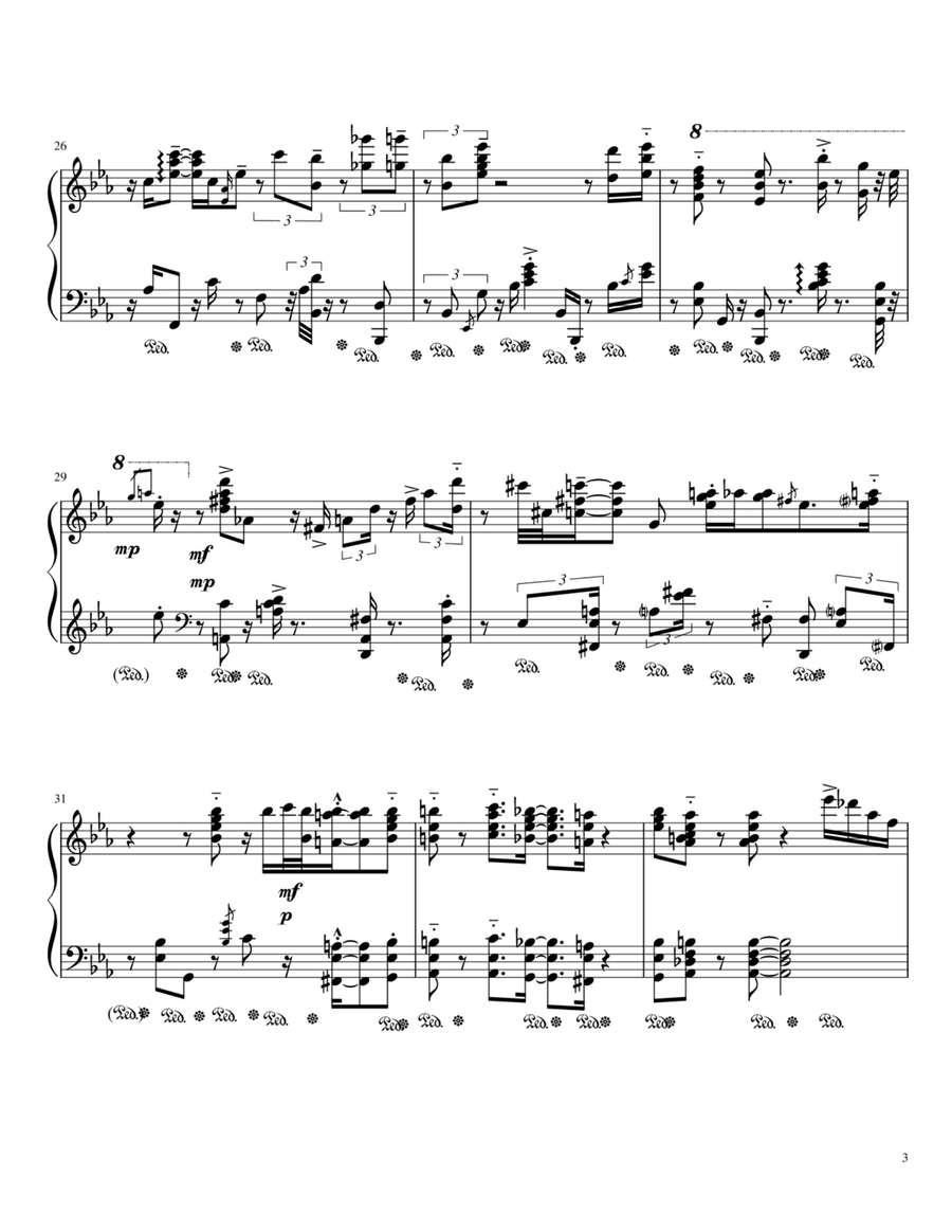 Whispering Piano Solo scores gallery preview page 3