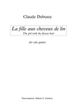 The Girl With The Flaxen Hair- Claude Debussy. For solo guitar